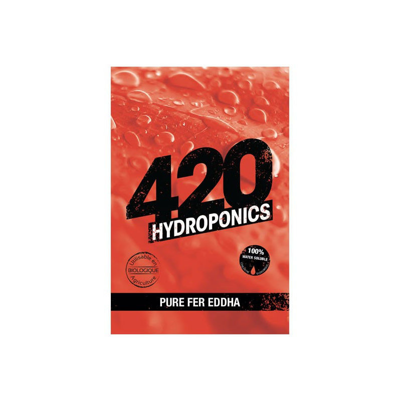 420 Hydroponics - engrais fer Pure Fer eddha inductor 25g hydro-terre-coco