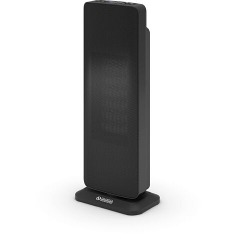 Olimpia Splendid 99266 Caldo Trendy T - Termoventilatore Ceramico a torre con filtrazione dell'aria 2000 W, 220-240 V, Nero