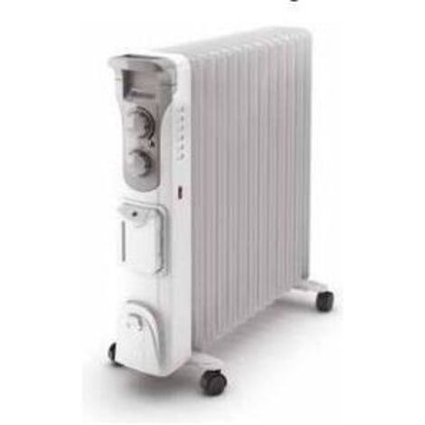 Olimpia Splendid 99298 Caldorad Humi 13 Ölradiator 2500W mit Luftbefeuchter und Zeitschaltuhr Weiß