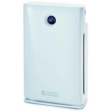 Olimpia Splendid Aura di Purificatore d'Aria con Ionizzatore Lampada UV e Tre Stadi di Filtrazione