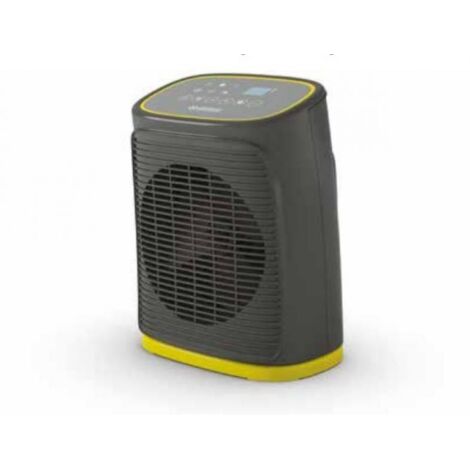 Olimpia splendid fan heater con agujas 2000w control digital y base oscilante negro caldorockdt