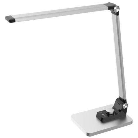 Olimpo Silver Flexo 10W 800lm 3000-4500-6000K avec mémoire 43,1x13,7x35,6 cm