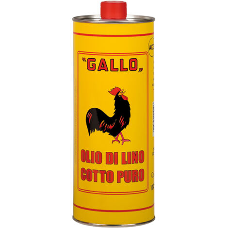 OLIO DI LINO COTTO PURO lt 1 gallo- 20 pezzi  - SPRINTCHIMICA