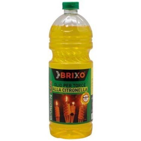 Olio di paraffina alla citronella per lampade torc e fiaccole  lt.1