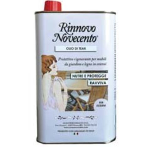 Olio di teak ml.500 - ml.500 3 pezzi Cera novecento