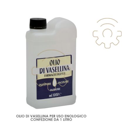 Olio enologico di vasellina confezione da 1 lt uso enologico vino vini