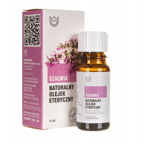 Olio essenziale di SALVIA 100% naturale per umidificatori per aromaterapia 12 ml