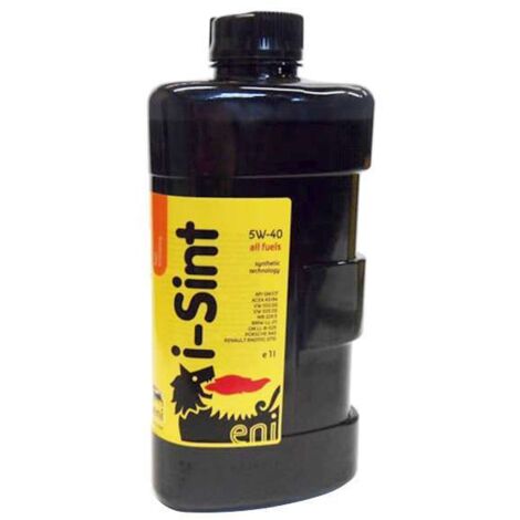 Olio lubrificante motore auto eni i-sint benzina diesel 5w40 lt1