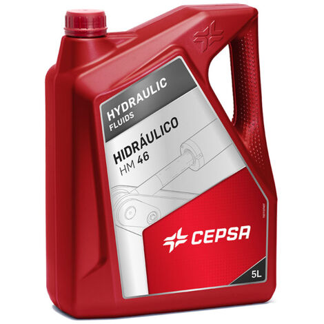 Olio Lubrificante per Motori Cepsa HM46 Idraulico 5 L