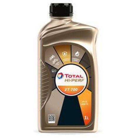 OLIO LUBRIFICANTE TOTAL HI-PERF 2T 700 1 L - 12 pezzi