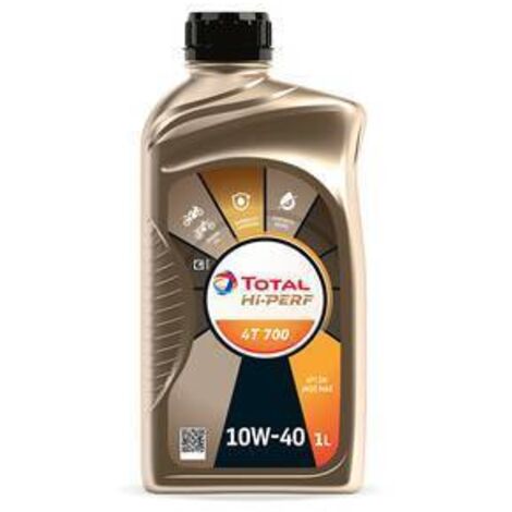 OLIO LUBRIFICANTE TOTAL HI-PERF 4T 700 10W40 1 L - 12 pezzi