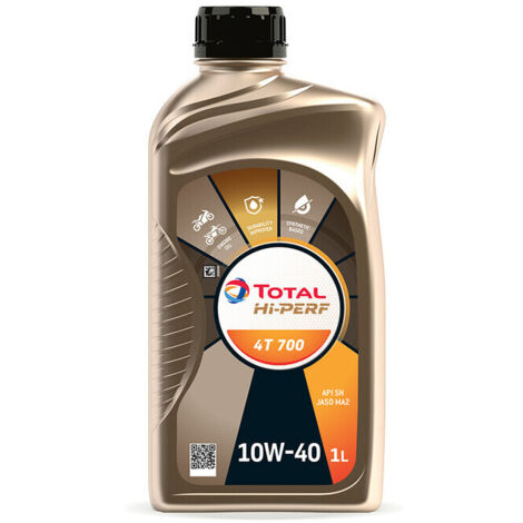 OLIO LUBRIFICANTE TOTAL HI-PERF 4T 700 10W40  1 L- 12,0 pz