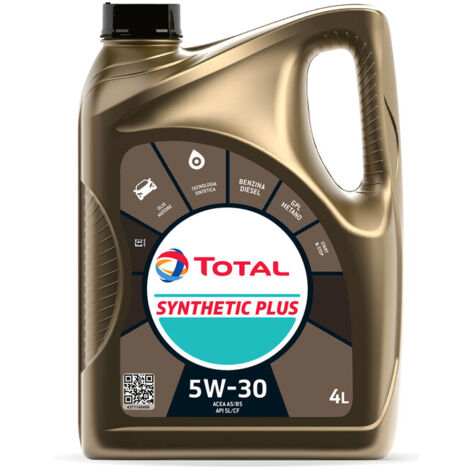 OLIO LUBRIFICANTE TOTAL SYNTHETIC PLUS 5W30  4 L- 3,0 pz