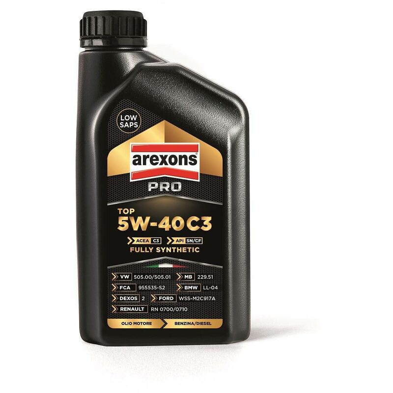Image of Olio lubrificante per motore Top 5W-40C3 Fully Synthetic - Formato: 1 lt