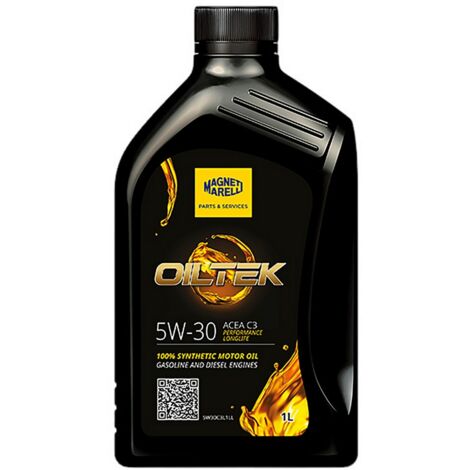 Olio Motore 5w30 Diesel e Benzina, Olio 5w30 C3 Sintetico Oiltek,Accessori Auto 1L