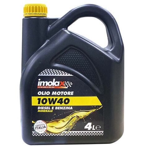 Olio motore auto imolax 10-w 40, conf. 4 lt