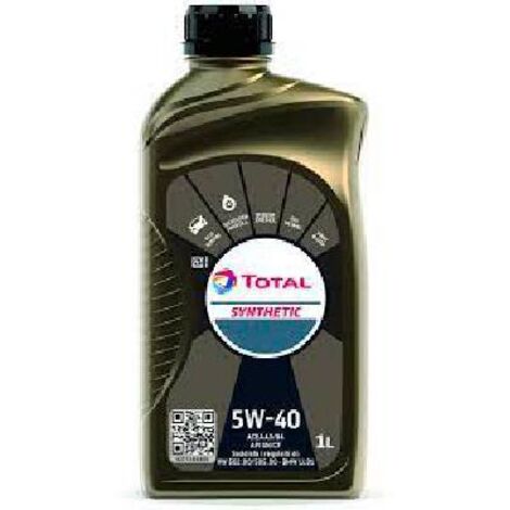 OLIO MOTORE AUTO """TOTAL 5W40 SYNTHETIC""" LT 1
