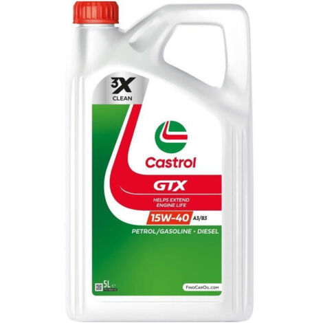 Olio motore - CASTROL - GTX 15W-40 A3/B3 - 5L