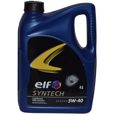 OLIO MOTORE ELF SYNTECH 5W40 LT.4