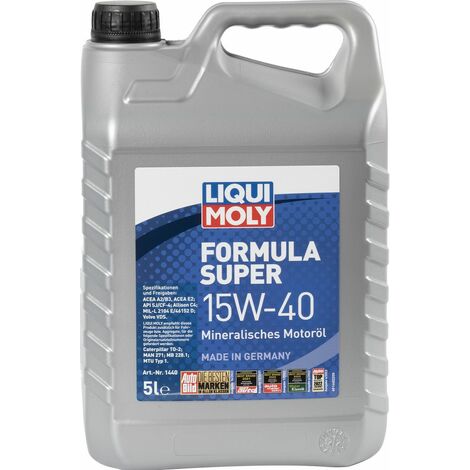 LIQUI MOLY 15W-40 Leichtlauf Olio motore minerale al MoS2 15W40