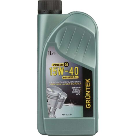 OLIO MOTORE GRUNTEK POWER G 15W40 1L