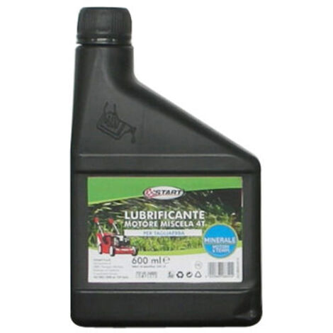 olio motore lubrificante per rasaerba 4 tempi 600ml
