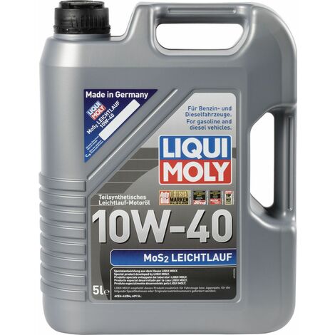 LIQUI MOLY 15W-40 (20 Lt) Leichtlauf Olio motore minerale al MoS2 15W40