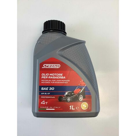 Olio motore SAE-30 STRONG 1Litro motori 4 tempi rasaerba ottima lubrificazione