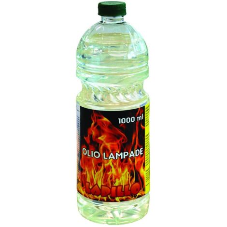 Olio normale per lampade e torce - lt.1 in flacone - 12 pz