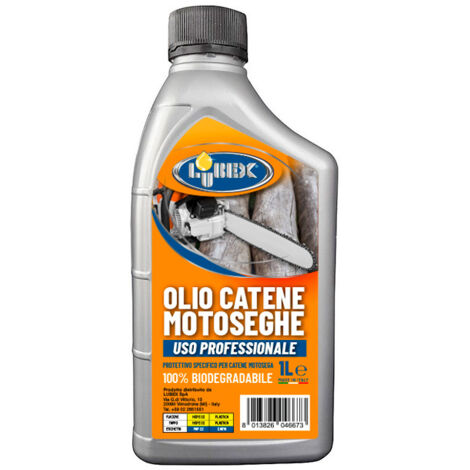 olio per catena motosega lubrifica e protegge lt 1