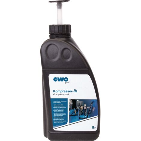Olio per compressori, bottiglia da 1 litro