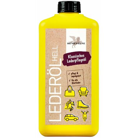 Olio per cuoio rende la pelle morbida, liscia, impermeabile e resistente: Confezione 1 kg