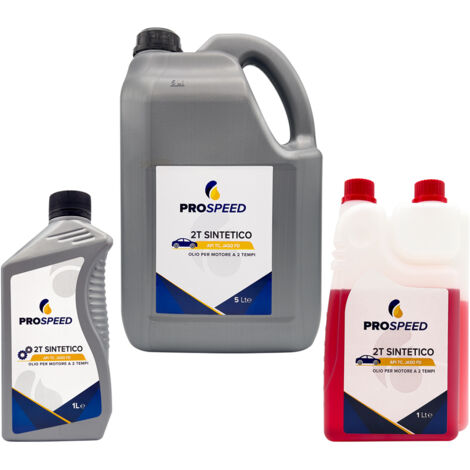 OLIO PER MISCELA 2T SINTETICO Lt. 5- 4 pezzi  - PROSPEED