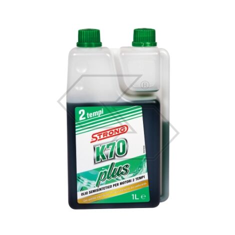 Olio per miscela K70 PLUS 1LITRO motore a 2 tempi semisintetico 1 pezzo STRONG