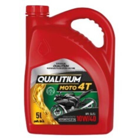 Olio per moto JASO MA2 4T 10W40 Qualitium 5L - Scooter Moto Quad ATV