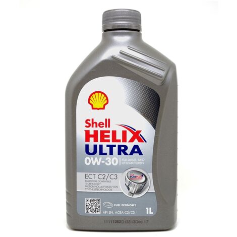 Olio per Motore Auto Shell ACSHEHXULTECT0W301L 1 L 0W30