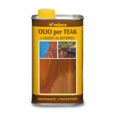 OLIO PER TEAK, speciale per legno esotico. Veleca | 500 millilitri (0.5 Litri)