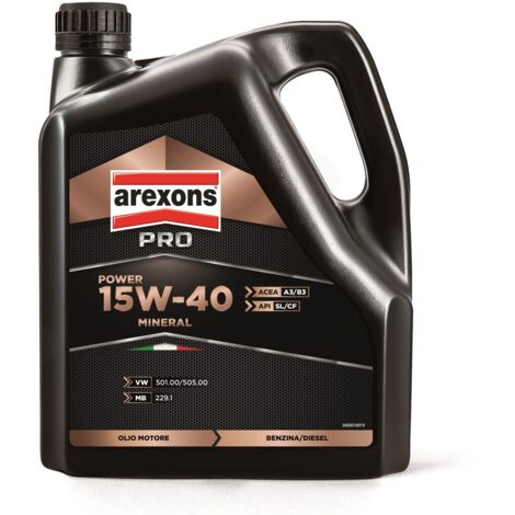 OLIO POWER 15W-40 MINERAL  4 LT