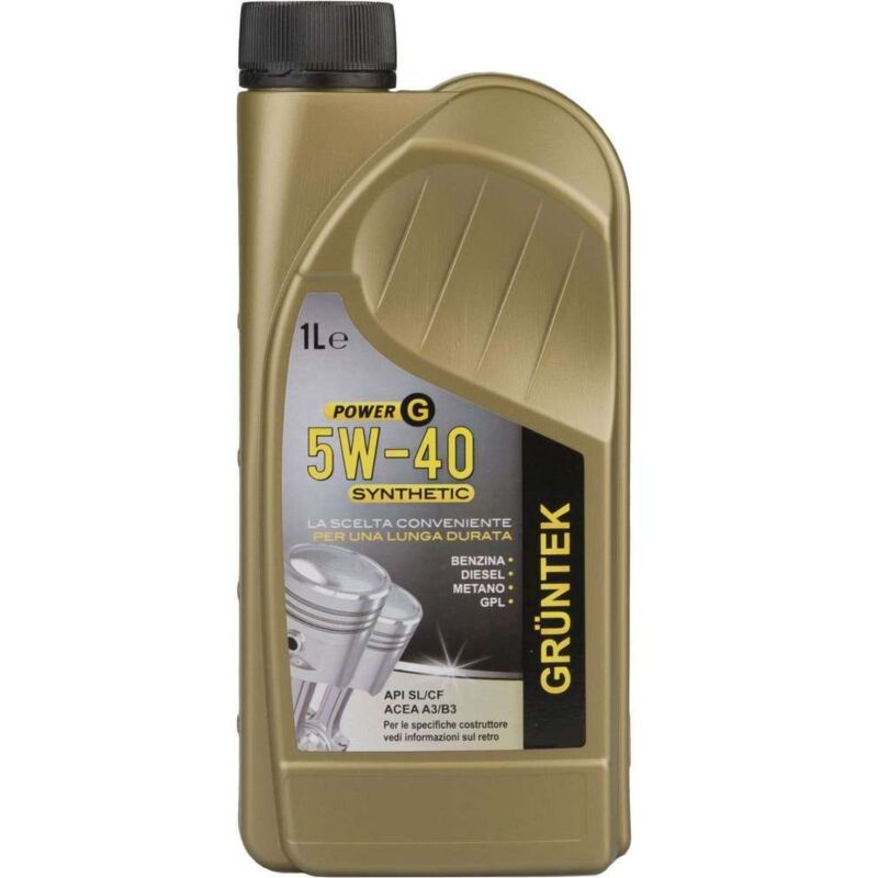 Olio Power g Sintetico 1l 5w40 Per Motori Diesel Benzina Gpl