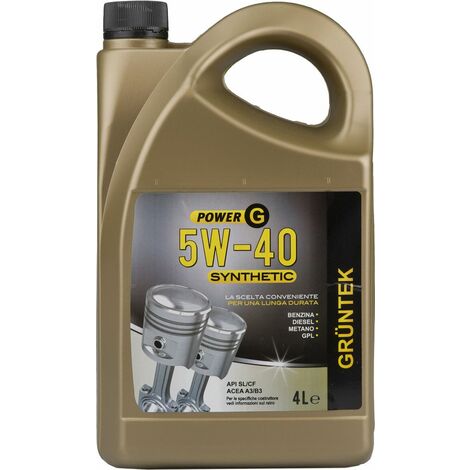 Olio Power-G Semi-sintetico 4L 10W40 per motori Diesel Benzina