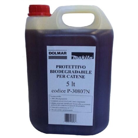 Olio Protettivo Biodegradabile Atossico Per Catena Dolmar P-30807N 5Lt