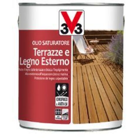 OLIO PROTETTIVO LEGNO GIARDINO INCOLORE  LT.2,5