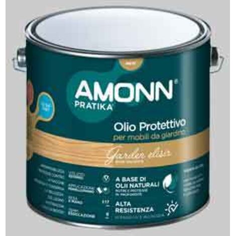 OLIO PROTETTIVO PER LEGNO 'GARDEN ELISIR' AMONN 0,75 lt - Satinato - AMONN