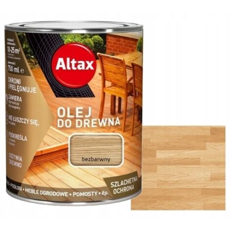Olio protettivo per legno incolore 0,75l