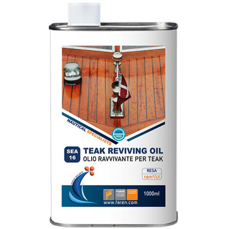 OLIO RAVVIVANTE DEL TEAK LINEA NAUTICA- 1 lt- FAREN- pezzi 1