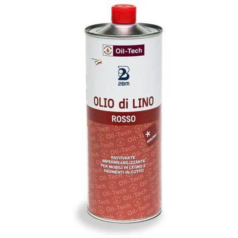 Olio rosso per lucidatura legno 1 l
