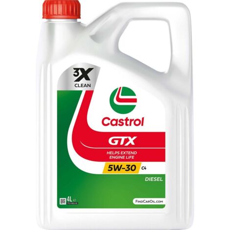 Olio sintetico lubrificante motore auto GTX 5W30 C4 4L Oil