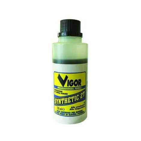 Olio Sintetico Vigor Miscela Motori 2T Ml. 100 conf. 24 Pz