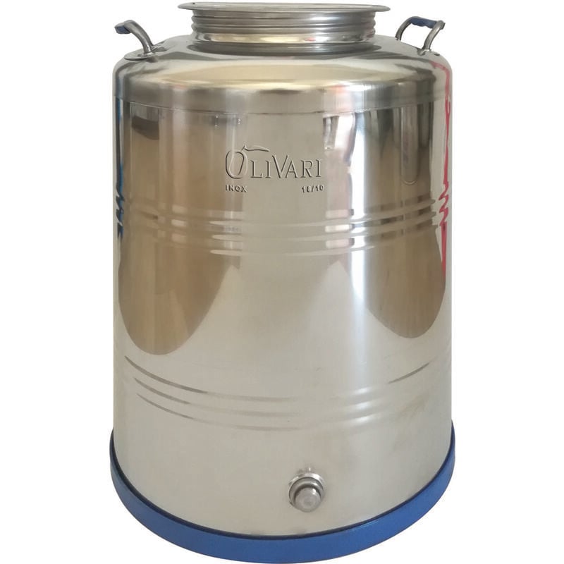 Blindo LT.50 conteneur en acier inoxydable bac à fût - Olivari