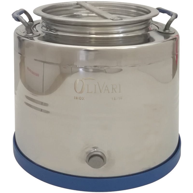 Olivari - blindo conteneur en acier inoxydable tambour LT.15